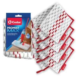 1 Pack O Cedar ProMist MAX Spray Mop Head Replacement Machine Washable Reusable Microfiber Refill Removes 99% of Bacteria