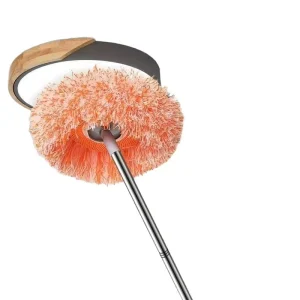 1-Piece Flexible Rotating Ceiling, Wall and Floor Mop for Wet and Dry Cleaning