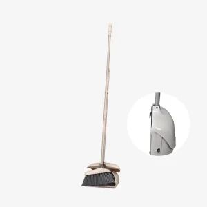 1 Set/2 Pieces Broom and Dustpan Set Upright Dustpan and Broom Combination Set