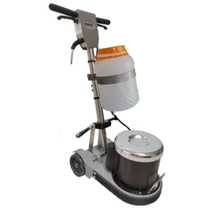 10-Inch 110V Single-Disc Floor Scrubbing Machine, 175 RPM Buffer for Floors and Stairs