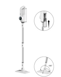 10-in-1 Electric Steam Mop with High-Temperature Sterilization, 1500W Power and 4m Cord