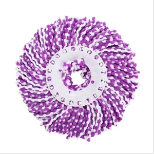 100% Polyester Dty Mop Yarn 300d 576f Microfiber Mop Head 360 Spin Mops Head Refills