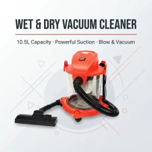 1000W Electric Industrial Wet and Dry Bagless Cyclone Barrel Vacuum Cleaner for Hotel & Household Carpet Cleaning