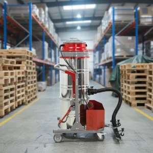 100L Electric Stainless Steel Industrial Vacuum Cleaner with Filtering System 4800W