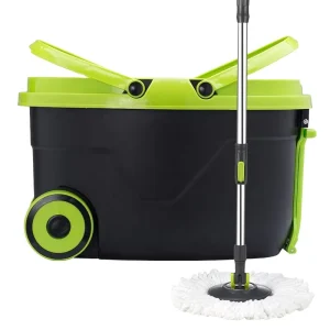 11.8 L Large-Capacity Microfiber Mop and Bucket Set for Hardwood Floors