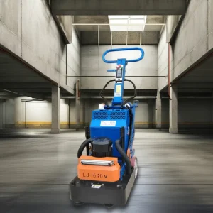 11KW 640mm Manual Epoxy Concrete Floor Grinder Terrazzo Surface Polisher LJ-640V 380V Integrated 2.4KW Vacuum
