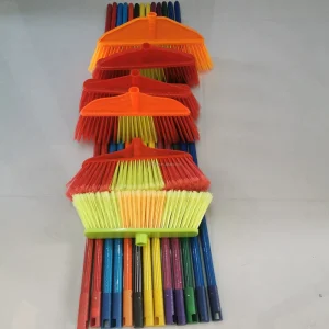 120 cm 150 cm Eucalyptus Wooden Broom Handle with Soft Bristles Waterproof Lightweight Design