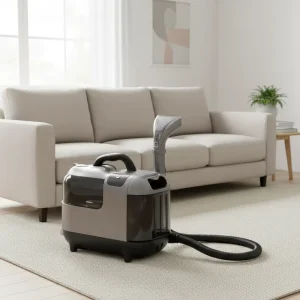 1200W 5KPa Electric Handheld Wet Dry High Suction Fabric Carpet Steam Cleaner with 3 Modes