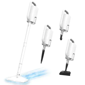 1200W Digital Steam Mop 6 in 1 Cleaning Steam Cleaner Floor Handheld Steam Cleaner Mop