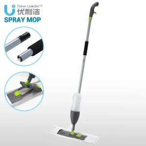 120cm Microfiber Spray Mop System with Washable Pads Detachable Iron Handle for Daily Floor Cleaning