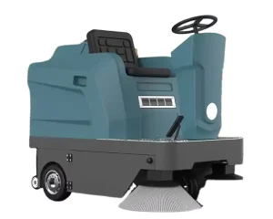 1250A Industrial Commercial Compact Ride-On Floor Scrubber and Sweeper for Warehouse and Factory Cleaning