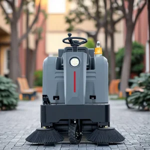 1250mm Electric Ride-On Self-Propelled Battery-Powered Street Floor Sweeper