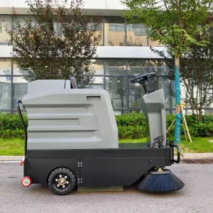 1250mm Factory Price Cordless Electric Sweeping Cleaning Machine Cement Tiles Floor Road Street Industrial Sweeper