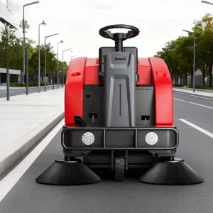 1350 mm Wide Ride-On Automatic Multifunctional Industrial Floor and Road Sweeper