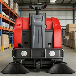 1350mm Ride-On Electric Floor Sweeper for Commercial and Industrial Cleaning