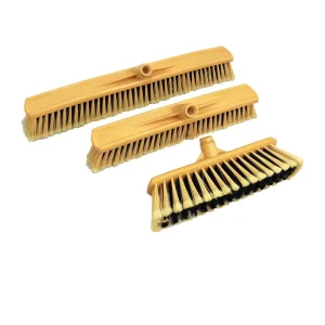 14″ 18″ 24″ Plastic Push Broom with 140 cm Steel Handle