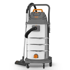 1400W Industrial Vacuum Cleaner with 60L Tank for Wet and Dry Dust and Liquid Removal