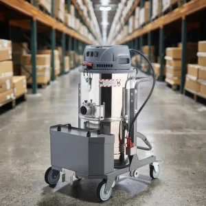 1500W 100L Electric New Industrial Battery Vacuum Cleaner 24V 100Ah Stainless Steel Heavy Duty Wet Dry Dust CE Certified