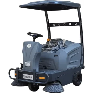 1550 Electric Three-Wheel Road Sweeper Tricycle for Stations and Airports
