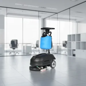 15L Mini Electric Scrubber Machine, 1,000 m/h, 350mm Cleaning Width