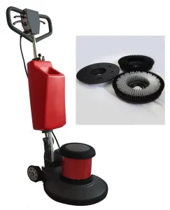 17 Inch 1300W Electric Single Disc Floor Scrubber Multi Functional Carpet Cleaner with Low Speed Polishing for Stone Floor