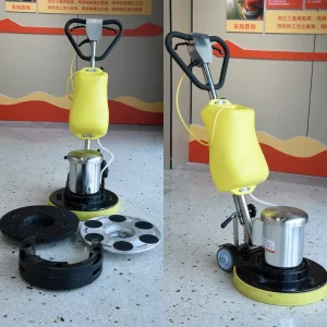 17-Inch Electric Walk-Behind Marble Polishing Machine for Glazed Tile and Corner Cleaning