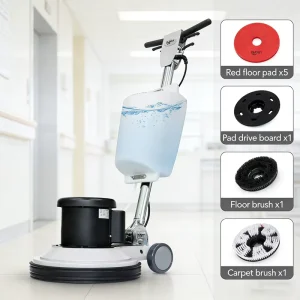 17 Inch Single Disc Electric Rotary Carpet Tile Floor Cleaning Machine