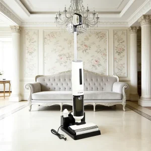 17000Pa Wet/Dry Floor Washer Vacuum Cleaner with Electrolyzed Water Sterilization and Self-Cleaning