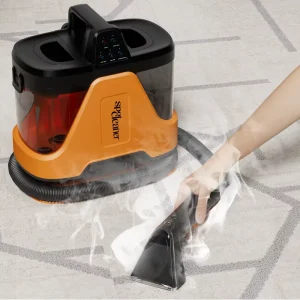 1700W Portable Sofa Steam Vacuum Cleaner Hot Water Wet Dry Carpet Cleaner with Accessories