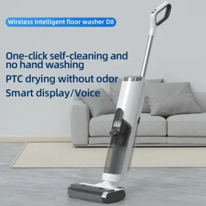 17KPa 200W Wet Dry Vacuum Cleaner with Water Sterilization, Hot Air Drying, and Self-Cleaning Floor Washer