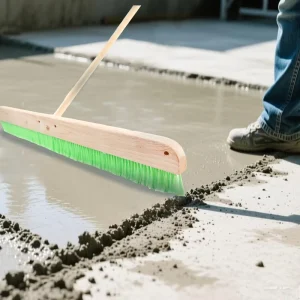 18 24 36 Inch Green Soft Cleaning Brushes for Cement Floors & Yards Concrete Broom Handle Mounting Threads construction industry