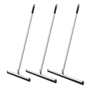 18/24 Inch Double EVA Foam Blade Floor Squeegee with Stainless Steel Handle