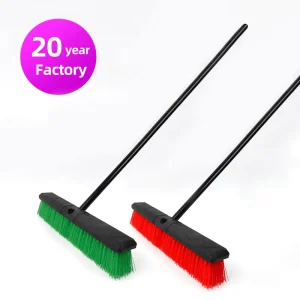 18 24 Inch Outdoor Garden Cleaning Broom with Durable Plastic Material