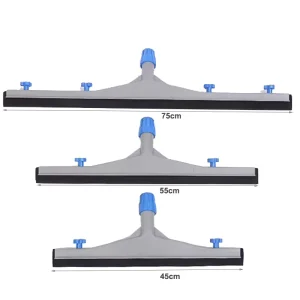 18-Inch Floor Squeegee Broom with Replaceable EVA Foam Strip for Garage, Patio, Deck, Tile, and Shower