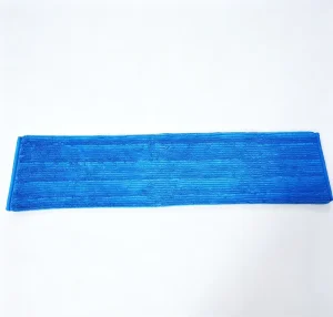 18-Inch Velcro Loop Twisted Wet Flat Mop Pad Refill for Household and Industrial Floor Cleaning