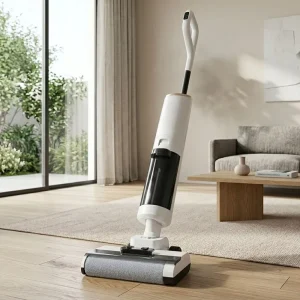 180-Degree Flat Wet and Dry Vacuum Cleaner 20KPa Suction for Low-Profile Bed and Sofa Clearance Floor Scrubbing