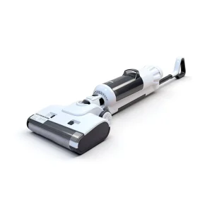 180-Degree Lay-Flat Wet/Dry Electric Vacuum Cleaner Mop with LED Display and Self-Cleaning for Under-Bed and Sofa Cleaning