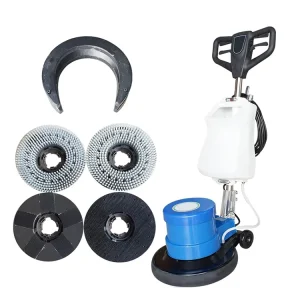 1800W Weighted Marble Floor Burnisher Scrubbing Waxing Polishing Machine Hand Push Carpet Cleaner