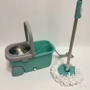 2-Wheel 360 Rotating Microfiber Spin Mop and Bucket Set