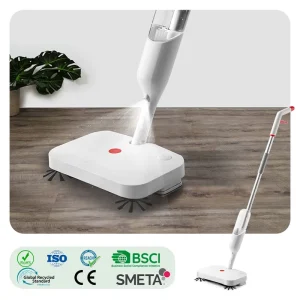 2-in-1 Cordless Electric Broom and Carpet Sweeper with Spray Mop