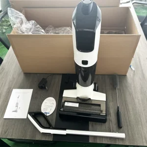 2-in-1 Cordless Upright Wet-Dry Vacuum Cleaner Mop with HEPA Filter for Hard Floors
