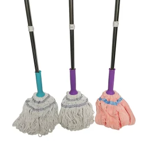 2-in-1 Dry and Wet Microfiber Self-Wringing Floor Mop for Home Cleaning