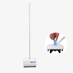 2-in-1 Hand Push Floor and Carpet Sweeper Mop