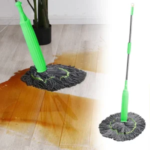 2-in-1 Handheld Long Microfiber Floor Cleaning Mop