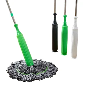 2 in 1 Handheld Wet Dry Customized Magic Spin 360 Microfiber Mop with Stainless Steel Bucket and Self Wringer