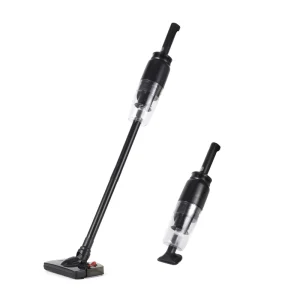 2 in 1 Household Wet Dry Vacuum Cleaner Dust Blower Handheld with Push Rod Hard Floor Dirt Cleaning Battery Operated Brush Motor