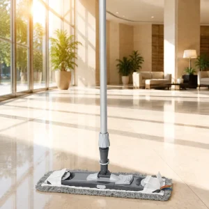 2-in-1 Industrial Microfiber Flat Mop Refill Replacement Mop Head in 40cm and 50cm Sizes