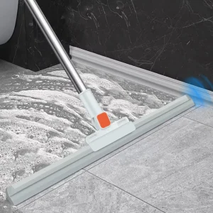Telescopic Handle Floor Cleaning Wiper Brush and Scraper
