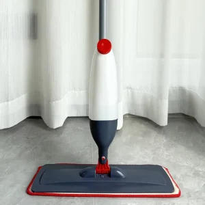 2-in-1 Steel Detachable Water Spray Mop with Quick-Dry Feature for Household and Outdoor Use
