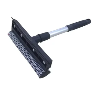 2-in-1 Window Cleaner with Rubber Blade and Sponge Car Windshield Glass Squeegee